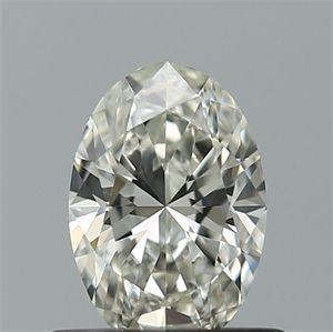 Picture of Natural Diamond 0.50 Carats, Oval with  Cut, H Color, IF Clarity and Certified by IGI
