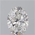 Natural Diamond 1.50 Carats, Oval with  Cut, F Color, SI2 Clarity and Certified by GIA