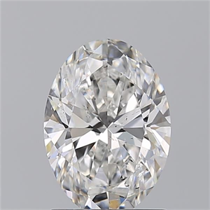 Picture of Natural Diamond 1.50 Carats, Oval with  Cut, F Color, SI2 Clarity and Certified by GIA