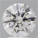 Lab Grown Diamond 3.50 Carats, Round with Ideal Cut, E Color, VS1 Clarity and Certified by IGI