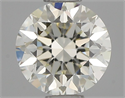 Diamante Natural 0.70 quilates, Redondo , Color J, claridad IF y certificado IGI