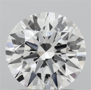 Picture of Lab Grown Diamond 1.50 Carats, Round with Ideal Cut, D Color, VVS2 Clarity and Certified by IGI
