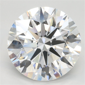 Picture of Lab Grown Diamond 5.03 Carats, Round with Excellent Cut, D Color, VVS1 Clarity and Certified by GIA