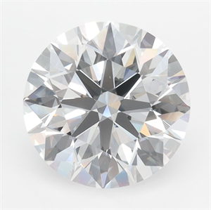 Picture of Lab Grown Diamond 2.92 Carats, Round with Ideal Cut, D Color, IF Clarity and Certified by IGI