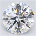 Lab Grown Diamond 4.21 Carats, Round with Excellent Cut, D Color, VVS1 Clarity and Certified by GIA