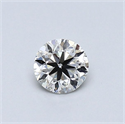 Diamante Natural 0.40 quilates, Redondo , Color I, claridad VS1 y certificado GIA