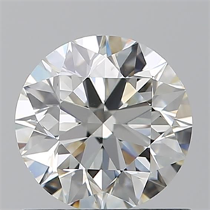 Picture of Natural Diamond 0.90 Carats, Round with Excellent Cut, J Color, VS1 Clarity and Certified by GIA