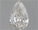 Natural Diamond 0.74 Carats, Pear with  Cut, G Color, I1 Clarity and Certified by GIA
