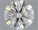 Natural Diamond 0.73 Carats, Round with Excellent Cut, H Color, VVS2 Clarity and Certified by GIA