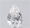 Diamante Natural 0.50 quilates, De pera , Color F, claridad SI1 y certificado GIA