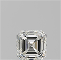 Diamante Natural 0.51 quilates, Asscher , Color J, claridad VVS1 y certificado GIA