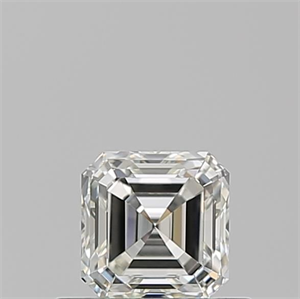 Foto Diamante Natural 0.51 quilates, Asscher , Color J, claridad VVS1 y certificado GIA de