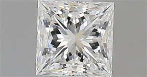 Picture of Natural Diamond 0.60 Carats, Princess with  Cut, H Color, VVS1 Clarity and Certified by GIA