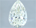 Natural Diamond 2.01 Carats, Pear with  Cut, J Color, VVS2 Clarity and Certified by IGI