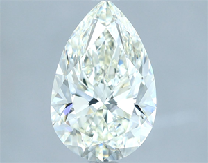 Picture of Natural Diamond 2.01 Carats, Pear with  Cut, J Color, VVS2 Clarity and Certified by IGI