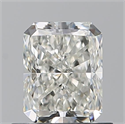 Natural Diamond 0.80 Carats, Radiant with  Cut, I Color, VVS1 Clarity and Certified by GIA