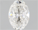 Natural Diamond 0.70 Carats, Oval with  Cut, G Color, I1 Clarity and Certified by GIA