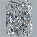 Natural Diamond 2.70 Carats, Radiant with  Cut, D Color, I1 Clarity and Certified by GIA