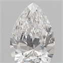 Natural Diamond 0.23 Carats, Pear with  Cut, E Color, SI1 Clarity and Certified by IGI