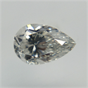 Natural Diamond 0.18 Carats, Pear with  Cut, D Color, VS1 Clarity and Certified by GIA