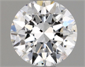 Natural Diamond 0.60 Carats, Round with Excellent Cut, E Color, SI2 Clarity and Certified by GIA