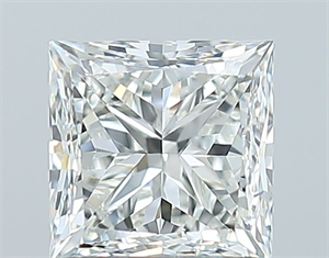 Picture of Natural Diamond 1.00 Carats, Princess with  Cut, I Color, VS2 Clarity and Certified by GIA