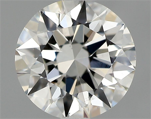 Foto Diamante Natural 0.60 quilates, Redondo , Color H, claridad SI1 y certificado GIA de