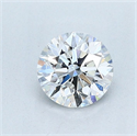 Diamante Natural 0.80 quilates, Redondo , Color E, claridad VVS2 y certificado GIA