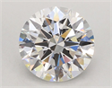 Lab Grown Diamond 3.01 Carats, Round with Ideal Cut, E Color, VS1 Clarity and Certified by IGI
