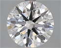 Lab Grown Diamond 3.19 Carats, Round with Excellent Cut, E Color, VVS1 Clarity and Certified by GIA