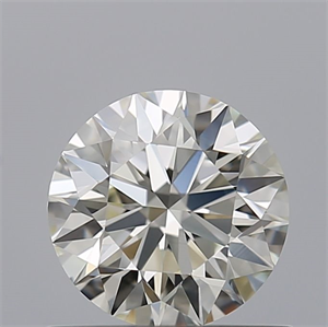 Picture of Natural Diamond 0.72 Carats, Round with Excellent Cut, I Color, VVS1 Clarity and Certified by IGI