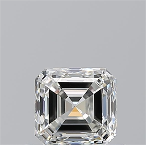 Picture of Natural Diamond 0.70 Carats, Asscher with  Cut, H Color, VVS2 Clarity and Certified by GIA