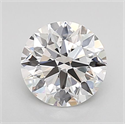 Lab Grown Diamond 1.03 Carats, Round with Ideal Cut, D Color, VVS2 Clarity and Certified by IGI