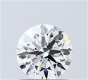 Lab Grown Diamond 1.05 Carats, Round with Ideal Cut, D Color, VS1 Clarity and Certified by IGI