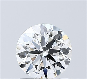 Picture of Lab Grown Diamond 1.05 Carats, Round with Ideal Cut, D Color, VS1 Clarity and Certified by IGI