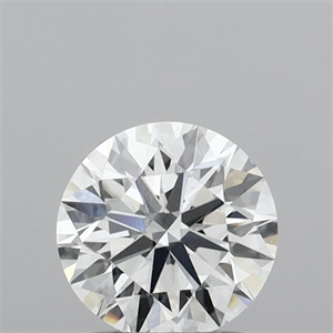 Picture of Lab Grown Diamond 1.46 Carats, Round with Ideal Cut, D Color, VVS2 Clarity and Certified by IGI