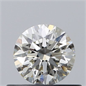 Natural Diamond 0.42 Carats, Round with Excellent Cut, J Color, SI1 Clarity and Certified by GIA