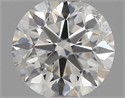 Natural Diamond 0.40 Carats, Round with Very Good Cut, F Color, I1 Clarity and Certified by GIA