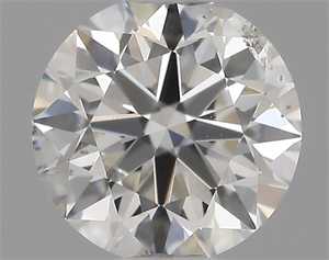 Picture of Natural Diamond 0.40 Carats, Round with Very Good Cut, F Color, I1 Clarity and Certified by GIA