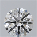 Natural Diamond 0.80 Carats, Round with Excellent Cut, F Color, SI2 Clarity and Certified by GIA