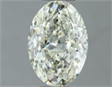 Diamante Natural 0.82 quilates, Ovalado , Color J, claridad IF y certificado IGI