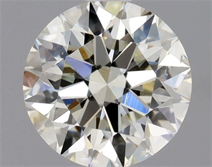 Picture of Natural Diamond 0.80 Carats, Round with Excellent Cut, L Color, SI1 Clarity and Certified by GIA