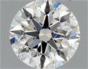 Natural Diamond 0.72 Carats, Round with Excellent Cut, G Color, VVS1 Clarity and Certified by GIA