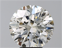 Natural Diamond 5.56 Carats, Round with Excellent Cut, J Color, SI2 Clarity and Certified by GIA