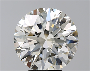 Picture of Natural Diamond 5.56 Carats, Round with Excellent Cut, J Color, SI2 Clarity and Certified by GIA