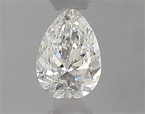 Foto Diamante Natural 0.40 quilates, De pera , Color H, claridad VS2 y certificado GIA de