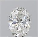 Natural Diamond 1.01 Carats, Oval with  Cut, I Color, SI2 Clarity and Certified by GIA