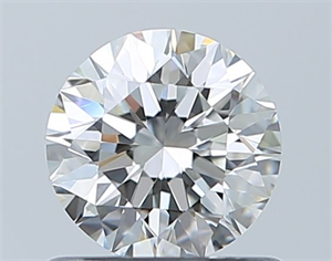 Foto Diamante Natural 0.70 quilates, Redondo , Color H, claridad VVS1 y certificado GIA de