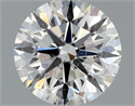 Natural Diamond 0.41 Carats, Round with Excellent Cut, G Color, SI2 Clarity and Certified by GIA