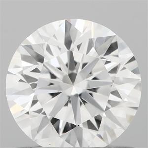 Picture of Lab Grown Diamond 0.72 Carats, Round with Ideal Cut, D Color, VS1 Clarity and Certified by IGI